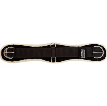 Podbřišník Lami-Cell Podbřišník westernový Lami-Cell, s beránkem, černý Délka: 66 cm