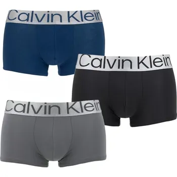 Calvin Klein boxerky NB3074A 3 pack GIB - Vícebarevné / L