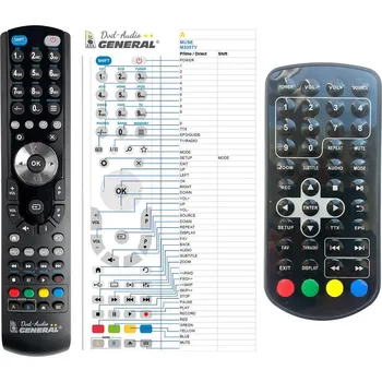 Dálkový ovladač General MUSE M335TV - náhradní dálkový ovladač