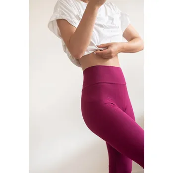 Dámské legíny Legíny Meracus dlouhé ostružinové v pase s gumou (MEF036) M