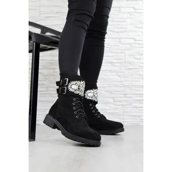 Dámská zimní obuv SEASTAR Kotníkové boty bez podpatku NC757B Velikost: 36