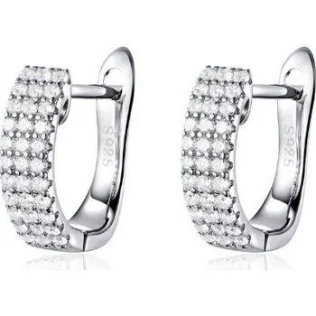 Náušnice B-TOP Stříbrné náušnice se zirkony 69362