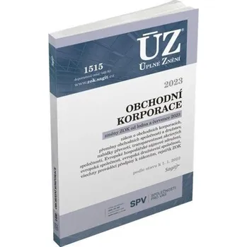 ÚZ 1515 Obchodní korporace - Nakladatelství Sagit (2023, brožovaná)