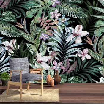 Fototapeta Solution Media 3D tapety - Tropické listy MU2855 6 - Samolepící tapeta - 380-450g/m2