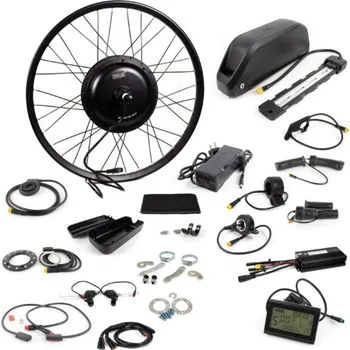 sada pohonu pro kolo Kompletní sada na přestavbu kola 1500W 48V s baterií 17,85Ah