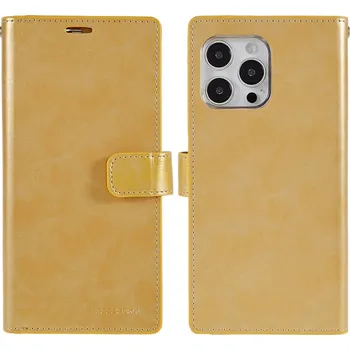 Pouzdro na mobilní telefon Mercury Ochranné pouzdro na iPhone 15 Pro - Mercury, Mansoor Diary Gold