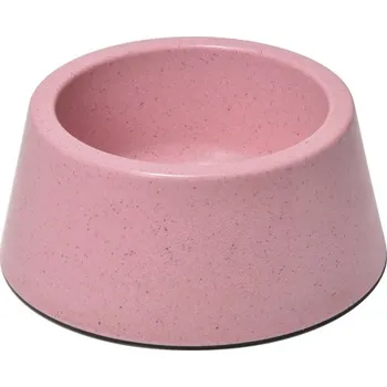 Miska pro psa RECORD Bambusová miska pro psa růžová kulatá Objem misky: 0,95