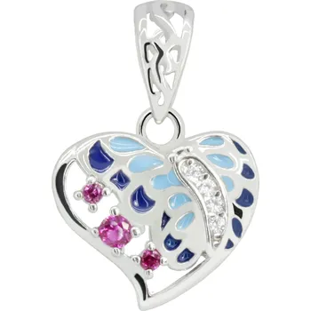 Přívěsek Stříbrný přívěsek srdíčko,