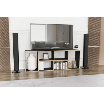 regál Casarredo Modulární regál TETRIS (2ks) barva grafit/craft zlatý