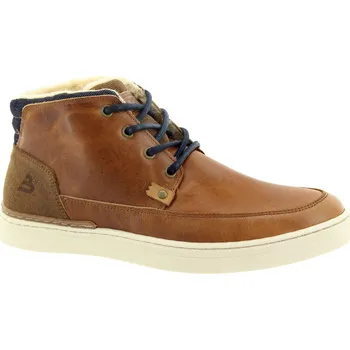 Pánská zimní obuv BULL BOXER Pánský hnědý kožený kotník 887K56629ACONASU10-267 Velikost 45