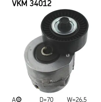 Napínák, žebrovaný klínový řemen SKF VKM 34012