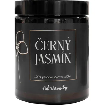 Svíčka Vonná svíčka Černý jasmín