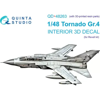 Plastikový model Quinta studio 1/48 Tornado GR.4 3D-Print.&col.Int. (REV) w/ 3D