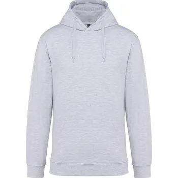Pánská mikina KARIBAN Pánská mikina s kapucí K476 Velikost: XL, Barva: světle šedý melír