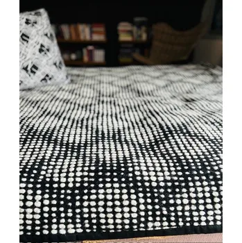 Přehoz na lůžko Hitra Deka/přehoz černo bílá variace