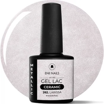 Lak na nehty ENII NAILS Gel lak Ceramic 262 Larissa - gelový lak bez HEMA, 10 ml