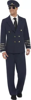 Karnevalový kostým Smiffys Kostým Pilot 28621 Navy Blue