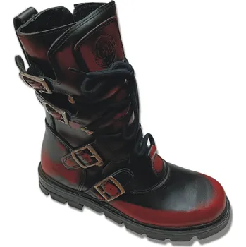 Moto obuv boty kožené KMM moto speciál s přezkama Velikost: 42