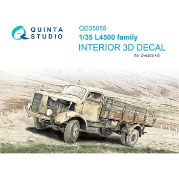 Plastikový model Quinta studio 1/35 L4500 family 3D-Print.&col.Interior (ZVE)