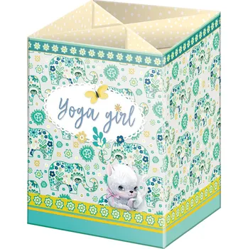 Stojan na vizitku ARGUS Stojan na pera a tužky Yoga girl 19230311