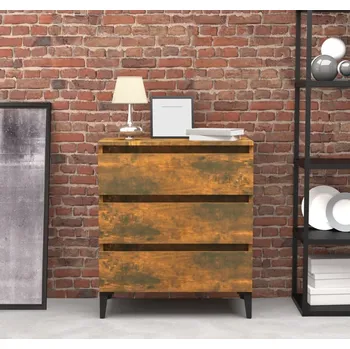 Příborník do zásuvky vidaXL Příborník 60 x 35 x 69 cm dřevotříska [806094] Barva: kouřový dub