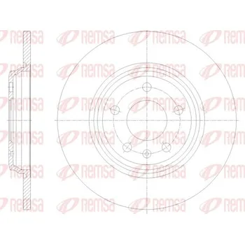 Brzdový kotouč Brzdový kotouč REMSA 61771.00