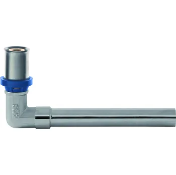 rozdělovač topení GENERAL FITTINGS - Itálie | H-LINE lisovací koncové koleno pro radiátory, PRESS (pro PEX-AL, plastohliníkové trubky) - L-200mm, 16 H1772