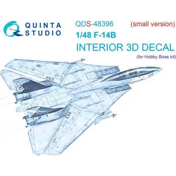 Plastikový model Quinta studio 1/48 F-14B 3D-Print.&col.Interior (HOBBYB) SMALL