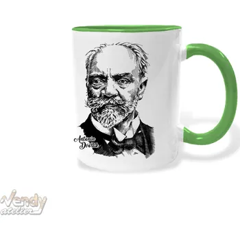 Hrnek - Antonín Dvořák Barva: Zelená