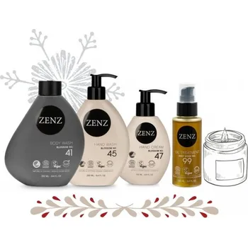Kosmetická sada Zenz Organic Body Blossom Set - Sprchový gel No. 41 250 ml + tekuté mýdlo No. 45 250 ml + krém na ruce No. 47 130 ml + olej No. 99 100 ml Dárková sada
