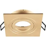 BIG WHITE (SLV) NEW TRIA 75 kroužek pro vestavbu do stropu, D: 9 Š: 9 H: 2,6 cm, IP 20, růžové zlato 1007341