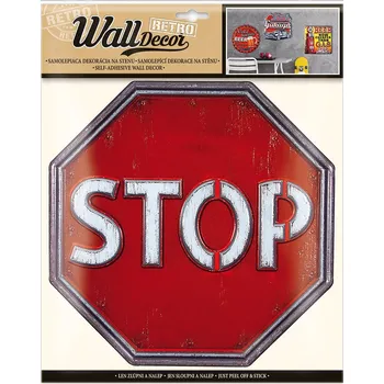 Samolepící dekorace ARGUS Nálepka na zeď Stop 23160002
