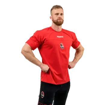 Nebbia Tričko s krátkým rukávem LEGENDARY 712 červené - XXL
