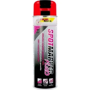 Barva ve spreji Motip ColorMark Spotmarker Fluo značkovač červený ve spreji 500ml