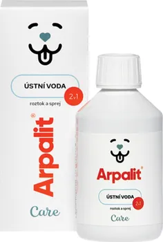 Péče o psí chrup Arpalit Care ústní voda 2v1 roztok a sprej 250 ml
