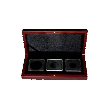 Univerzální hnědá krabička pro tři mince do váhy 1 unce