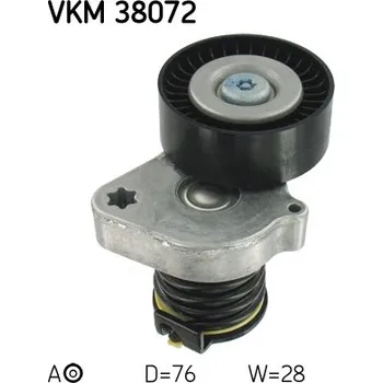 Napínák, žebrovaný klínový řemen SKF VKM 38072