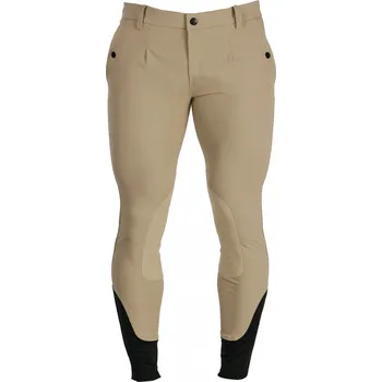 Jezdecké kalhoty HORSEWARE Rajtky Horseware, s kolenními záplatami, pánské, beige 38