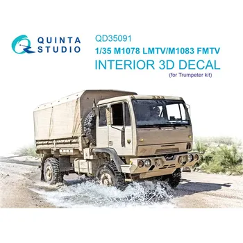Plastikový model Quinta studio 1/35 M1078 LMTV & M1083 FMTV 3D-Print.&col.Inter.