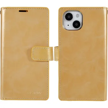 Pouzdro na mobilní telefon Mercury Ochranné pouzdro na iPhone 15 - Mercury, Mansoor Diary Gold