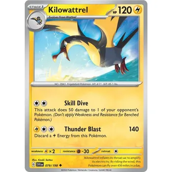 Karetní hra Kilowattrel 079/198 - Scarlet & Violet Typ karty: Reverse Holo