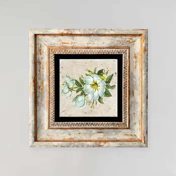 Bytová dekorace ASIR Dekorativní obraz ČAJOVÁ RŮŽE Kámen 20x20cm