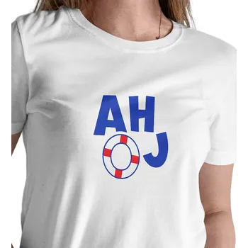 Dámské tričko Dámské triko bílé - Ahoj L