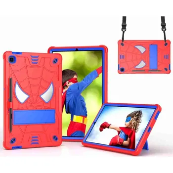 Pouzdro na tablet VSECHNONAMOBIL 64554 SPIDER Obal na tablet pro děti Samsung Galaxy Tab S6 Lite 2024 / S6 Lite 2022 / S6 Lite červený