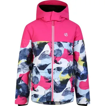 Dětská zimní bunda Dare2B LIFTIE JACKET růžovo-modrá - Růžová, 98-104