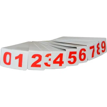 Zarážka na knihu MDT rozřaďovač na knihy červený