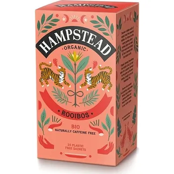 Čaj Hampstead Tea BIO Rooibos červený čaj 20 ks