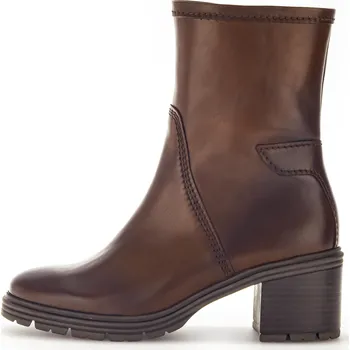 Dámské kozačky GABOR Dámský tm. hnědý kožený kotník 32.840.55-265 Velikost 38