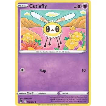 Společenská hra Pokémon karta Cutiefly 078/203 - Evolving Skies