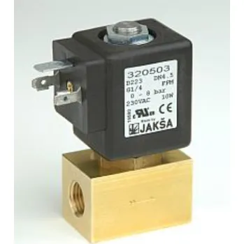 Ventil D221 2/2 elektromag.ventil NC, DN2, G1/4, 24V AC, 0-150 bar